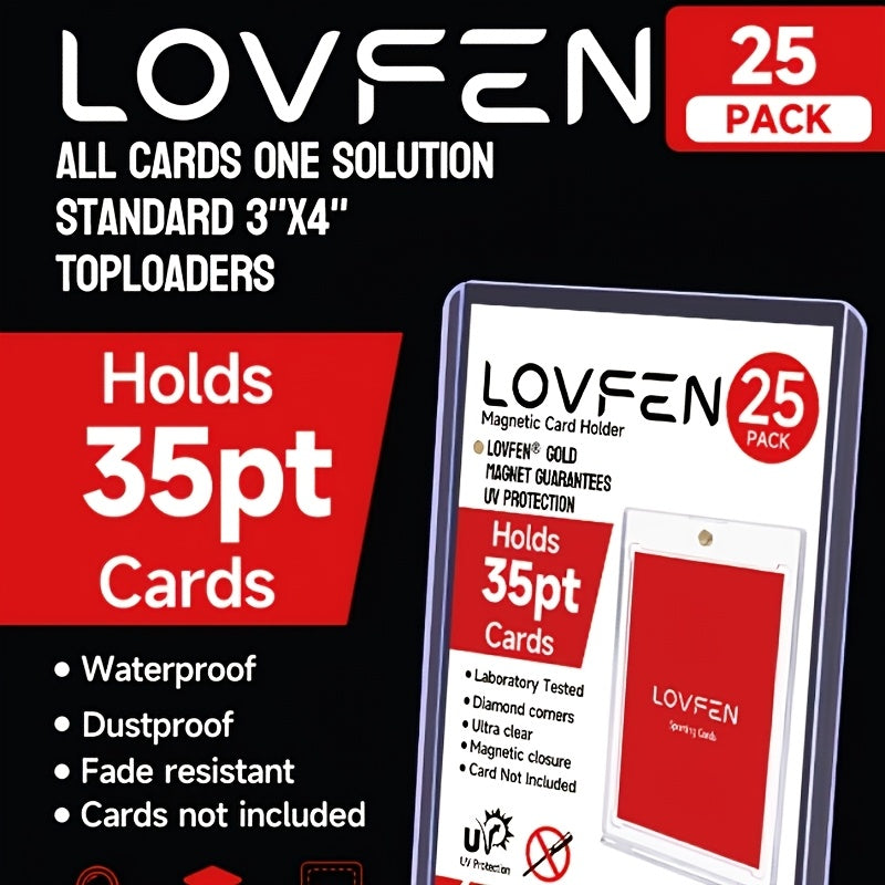LOVFEN 2000 Top Loaders + 2000 Card Sleeves Bundle – 3x4 Penny Card Cases for Pokemon, Baseball, Football, Sports & Collectible Trading Cards – Rigid Transparent Card Protectors & Soft Sleeves Storage Set