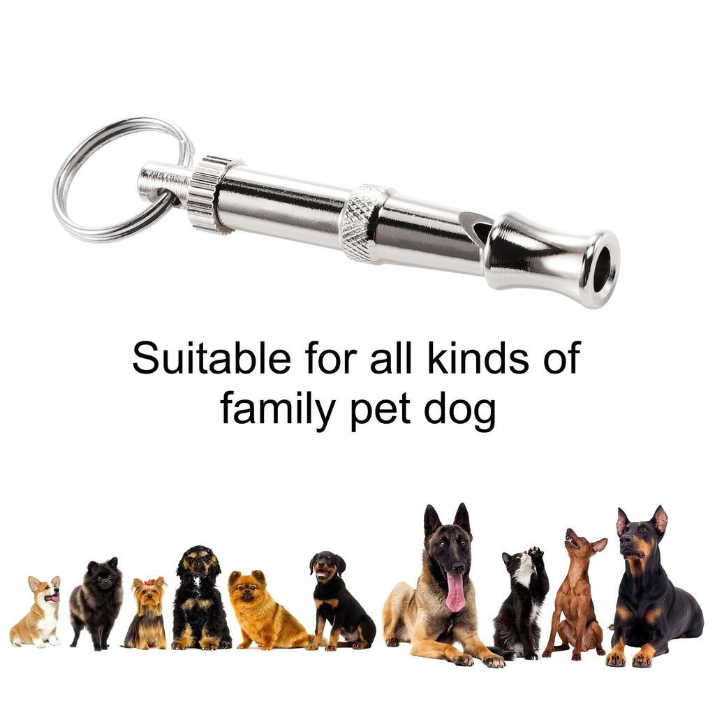 Adjustable Dog Training Whistle Lightweight Compact Clear Sound Silent Ultrasonic Whistle for Dog Obedience Training Recall and Behavior Correction
