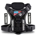 Reflective Dog Harness Vest with 5 Customizable Patches Adjustable Soft Oxford No-Pull Pet Harness with Mesh Lining Easy Control for Small Medium Large Dogs – Escape-Proof Dog Walking Vest Harness