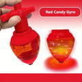 Light-Up Spinning Top Toy with Built-In Launcher Colorful LED Lights Interactive Candy Top Party Toy for Kids Long-Lasting Spin Multi-Color Fun Gift for Boys Girls