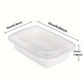 28oz Meal Prep Containers 50 & 150-Pack with Lids – BPA-Free Leakproof 1-Compartment Disposable Plastic Bento Lunch Box, Stackable, Microwave Dishwasher Freezer Safe Food Storage