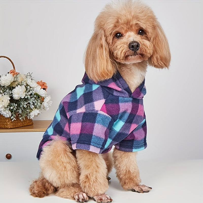 Pet Sweatshirt for Cats & Dogs – Soft Cozy Pullover Hoodie for Small Medium Pets, Warm Dog Cat Sweater Clothes for Indoor & Outdoor Wear All Seasons