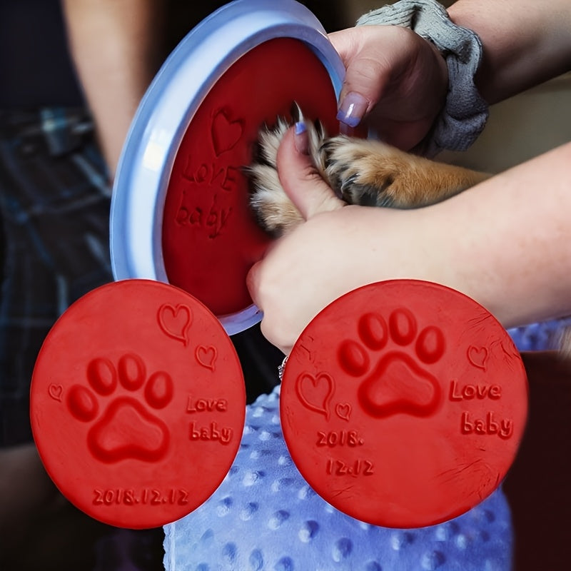 Pet Paw Print Keepsake Kit 3 Pack - Soft Clay for Dog Cat Paw Prints & Fingerprint Impressions, Handprint Footprint Memorial Gift for Pet Loss, 2.33oz per Bag
