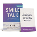 Smile Talk Parent-Child Conversation Card Game - 91 Cards with 90 Meaningful Conversation Starters to Spark Creative Thinking & Family Bonding, Fun Family Game Night Activity, Birthday & Holiday Gift