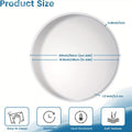 Large Round Resin Tray Mold 19 Inch Diameter Thick Silicone – Epoxy Resin Table Mold for Charcuterie Board, River Table, Resin Casting & Home Decor DIY Projects
