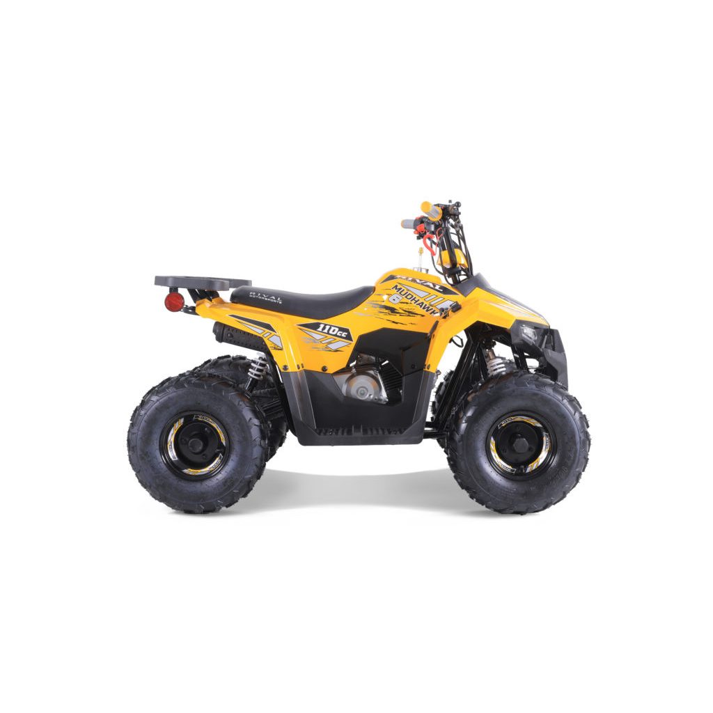 Youth ATV for Kids Ages 6+ – 4-Stroke Engine Automatic D-N-R Transmission, Remote Shut-Off, Speed Limiter, Tether Kill Switch, LED Lights, Front & Rear Brakes – Beginner Kids Quad Bike