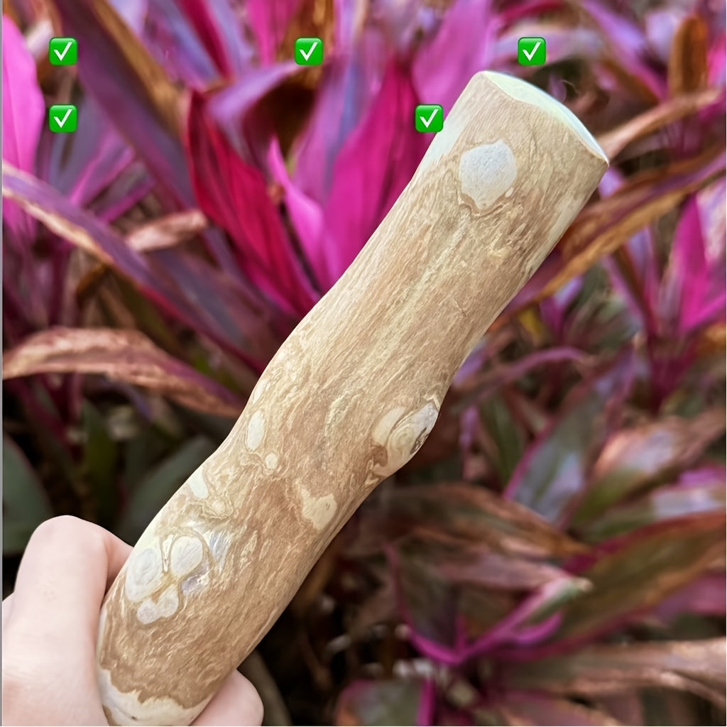 Natural Coffee Wood Dog Chew Stick Reduces Tartar Relieves Anxiety Prevents Destructive Chewing Protects Furniture Long-Lasting Safe Chew Toy for Dogs 8.3 Inch
