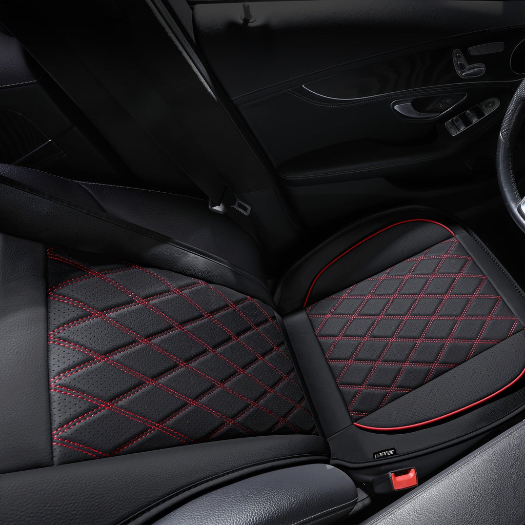 Universal Front Car Seat Covers 2-Pack Full Surround High-Back Bucket Seat Protector Anti-Slip Easy Install for Cars SUVs Trucks - Multiple Colors & Styles