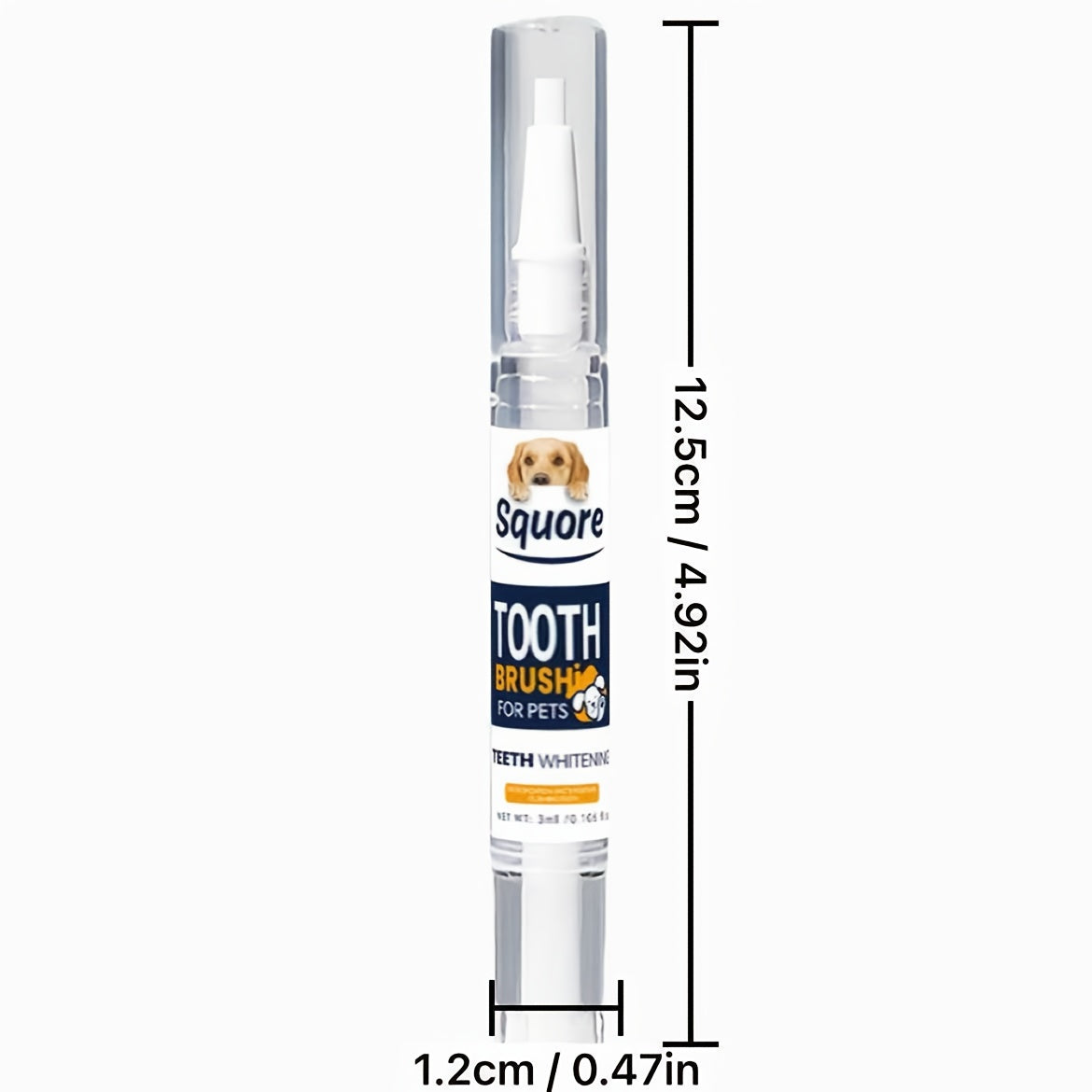 Pet Dental Cleaning Pen 2-Pack – Plant-Based Formula Teeth Cleaning Pen for Dogs & Cats, Effective Tartar & Plaque Remover, No-Brush Dog Teeth Cleaner for Fresh Breath and Healthy Gums, Easy Finger Application