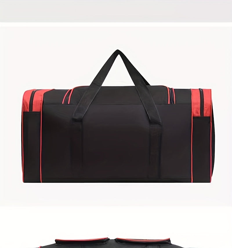 Large Capacity Travel Duffel Bag for Men & Women – Heavy-Duty Gym Bag with Multi-Pocket Design, Adjustable Shoulder Strap & Zipper Closure for Fitness, Weekend Trips, Business Travel & Outdoor Use