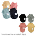 Pet Sweater Set 4Pcs for Dogs & Cats - Autumn Winter Warm Knit Sweaters XS-XL, Mixed Colors Puppy Cat Clothes Bundle, Small Dog Outfit Holiday Gift