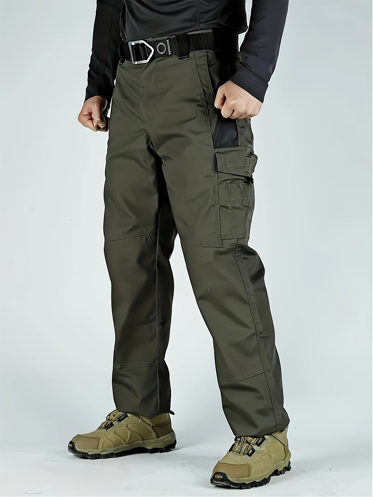 Men's Tactical Cargo Pants Quick-Dry Lightweight Multi-Pocket Hiking Outdoor Work Pants S-XXXL Black Grey Green Brown Regular Fit Utility Trousers