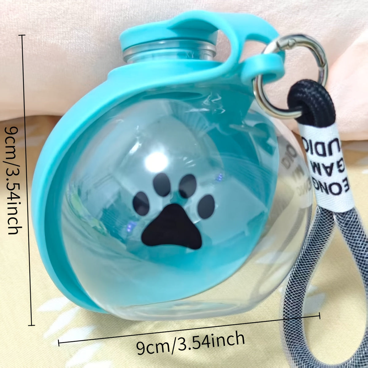 Foldable Pet Water & Food Container - Collapsible Portable Travel Storage for Dogs & Cats, Lightweight Compact Design for Outdoor Hiking Camping & Car Trips, Pink or Blue