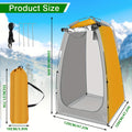 Portable Pop-Up Camping Shower Tent Privacy Shelter – Lightweight Waterproof Changing Room, Outdoor Toilet Tent for Camping, Hiking, Beach & Backpacking, Quick Setup Privacy Pod
