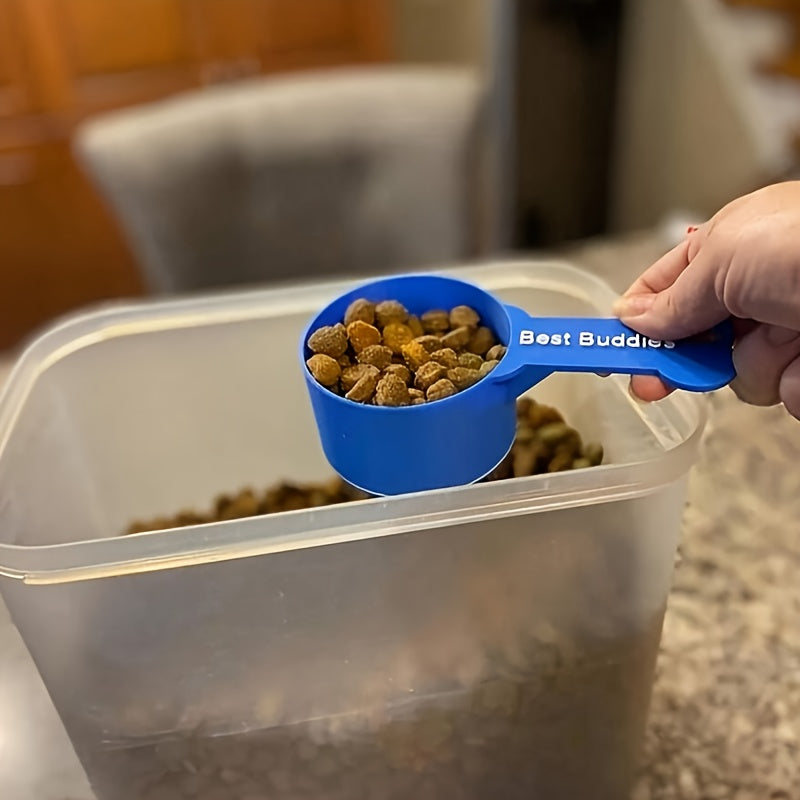 Personalized Dog Food Measuring Spoon - Custom Engraved Pet Food Scoop for Dog Lovers, Multiple Sizes 1/16 to 1-1/2 Cup, Durable Material, Unique Gift for Pet Owners, DIY Customized Name or Message