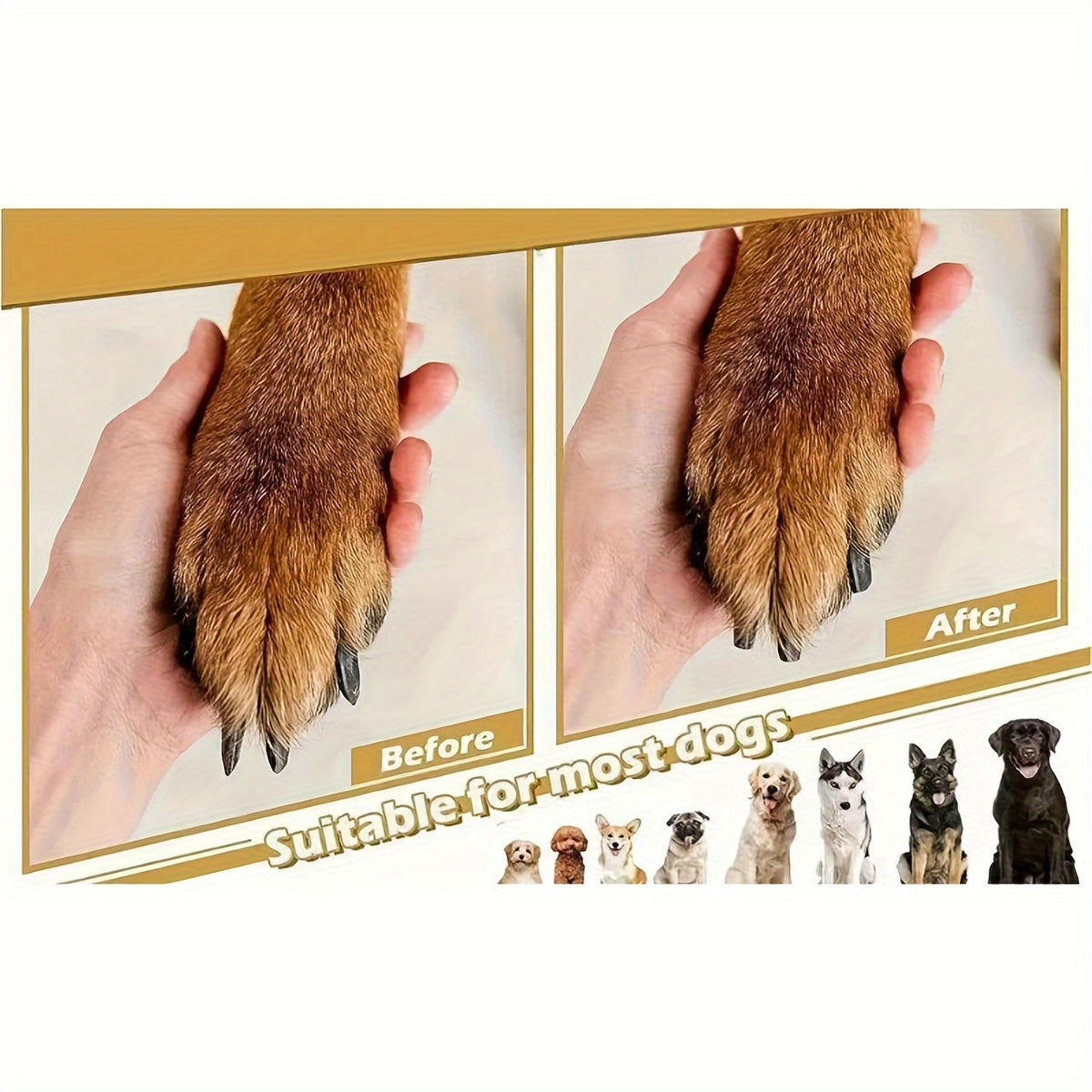 Dog Nail File Scratch Board for Small Animals - Stress-Free Pet Nail Grinder Scratchpad No Battery Needed Safe Gentle Paw Care Tool for Dogs Cats Rabbits Anxiety-Free Grooming