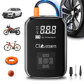 Portable Cordless Tire Inflator 150PSI Digital Display USB-C Rechargeable 4000mAh for Car Motorcycle Bike Ball