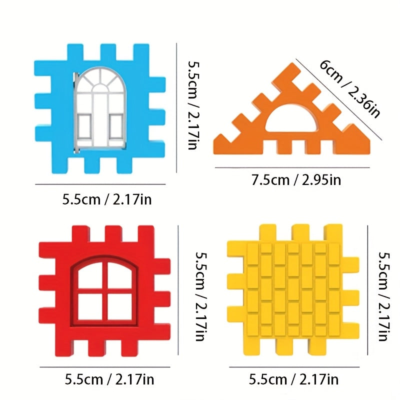 Building Blocks for Kids 126pcs – Square Plastic STEM Educational Toy Set, Creative Construction Blocks for Boys Girls, Enhances Intelligence & Creativity, Fun Learning Gift for Ages 3 4 5 6+