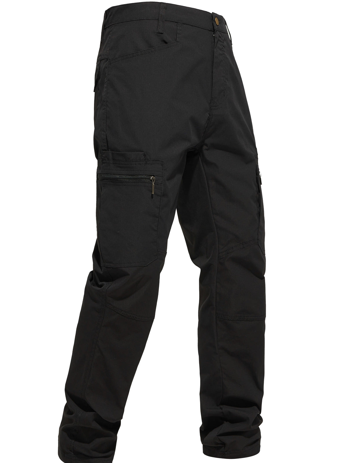Men's Outdoor Cargo Hiking Pants Multi-Pocket Tactical Trousers All Season Lightweight Camping Fishing Cycling Dark Gray Khaki Sizes 30-42