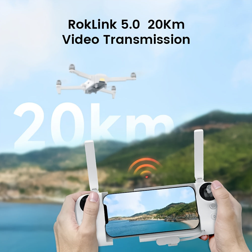 FIMI X8 Tele Max Professional GPS Drone - Dual Sony Camera, 30x Hybrid Zoom, 4K/60fps HDR, 48MP, 3-Axis Gimbal, 20KM RokLink 5.0, AI Night Video & 5000mAh Battery