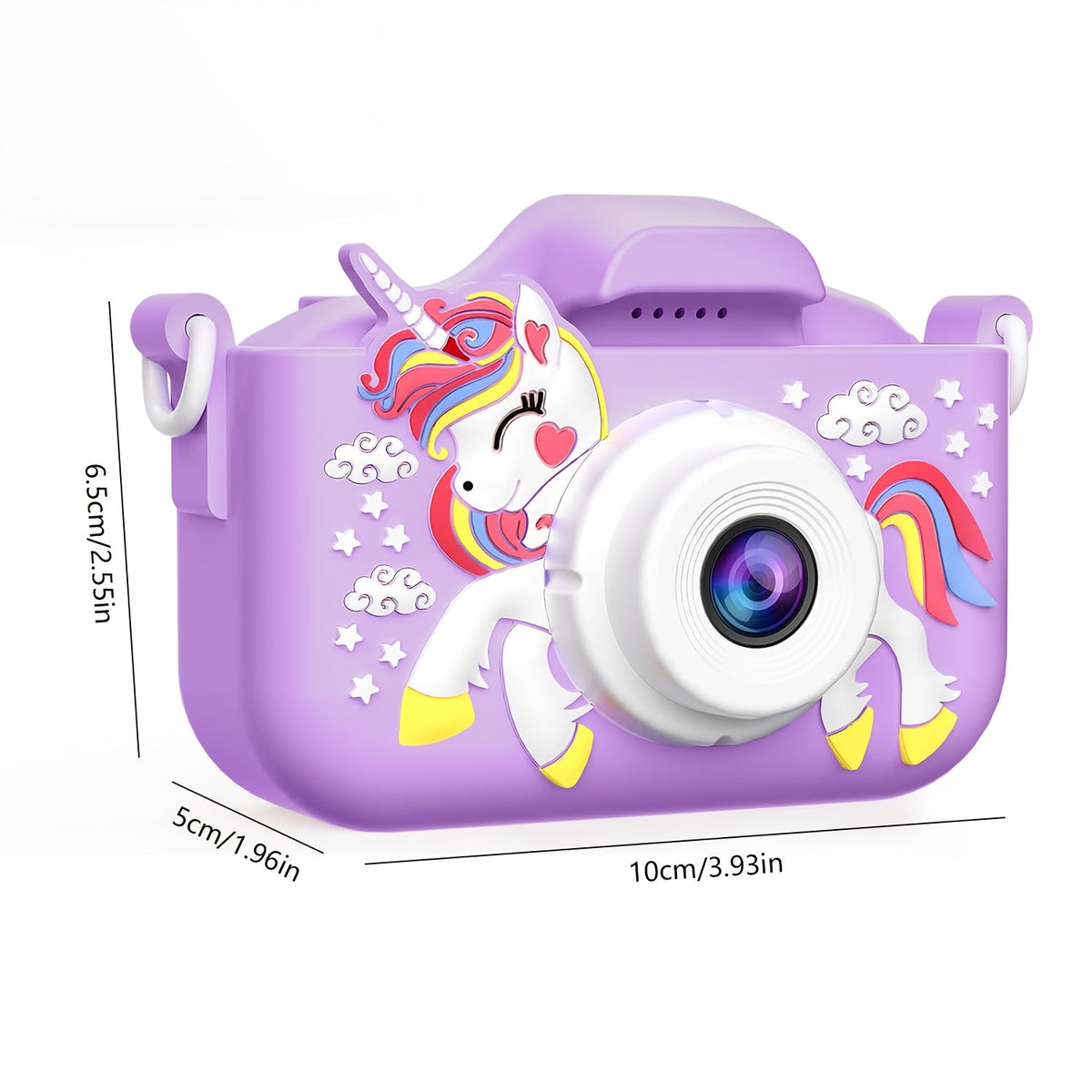 Kids Camera 1080P HD 48MP Digital Camera for Children with Video Recording, 5 Built-In Games, Selfie Cam - Toddler Camera for Boys and Girls Ages 3-12, Birthday Christmas Halloween Gift (Pink or Blue)