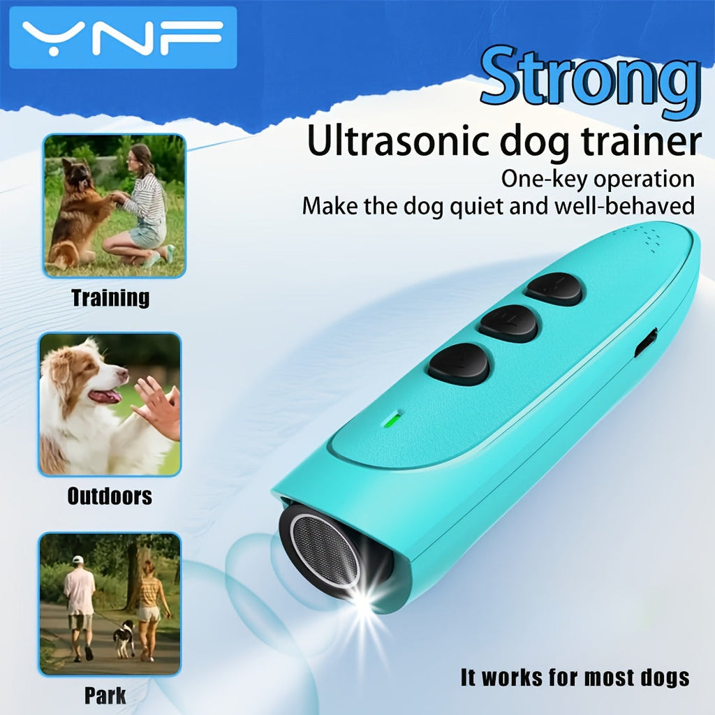 Ultrasonic Anti-Bark Device for Dogs – Sonic Bark Deterrent with Battery Included, Handheld Dog Bark Stopper for Indoor & Outdoor Training, Safe & Humane No-Shock Pet Bark Control, Range Up to 50 Ft