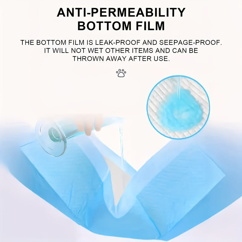 Extra Large Dog Pee Pads 6X Thicker Super Absorbent Leak-Proof Quick-Dry Puppy Training Pads Odor Control 28x34 Inch 50-200 Count Home Camping Pet Toilet