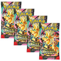 Pokemon TCG Scarlet & Violet Mega Evolution Ascended Heroes Booster Pack Lot of 4 Sealed Packs – 40 Cards Total – Mega Dragonite ex, Stellar Tera Pokémon ex – Authentic TCG Cards for Collectors & Players