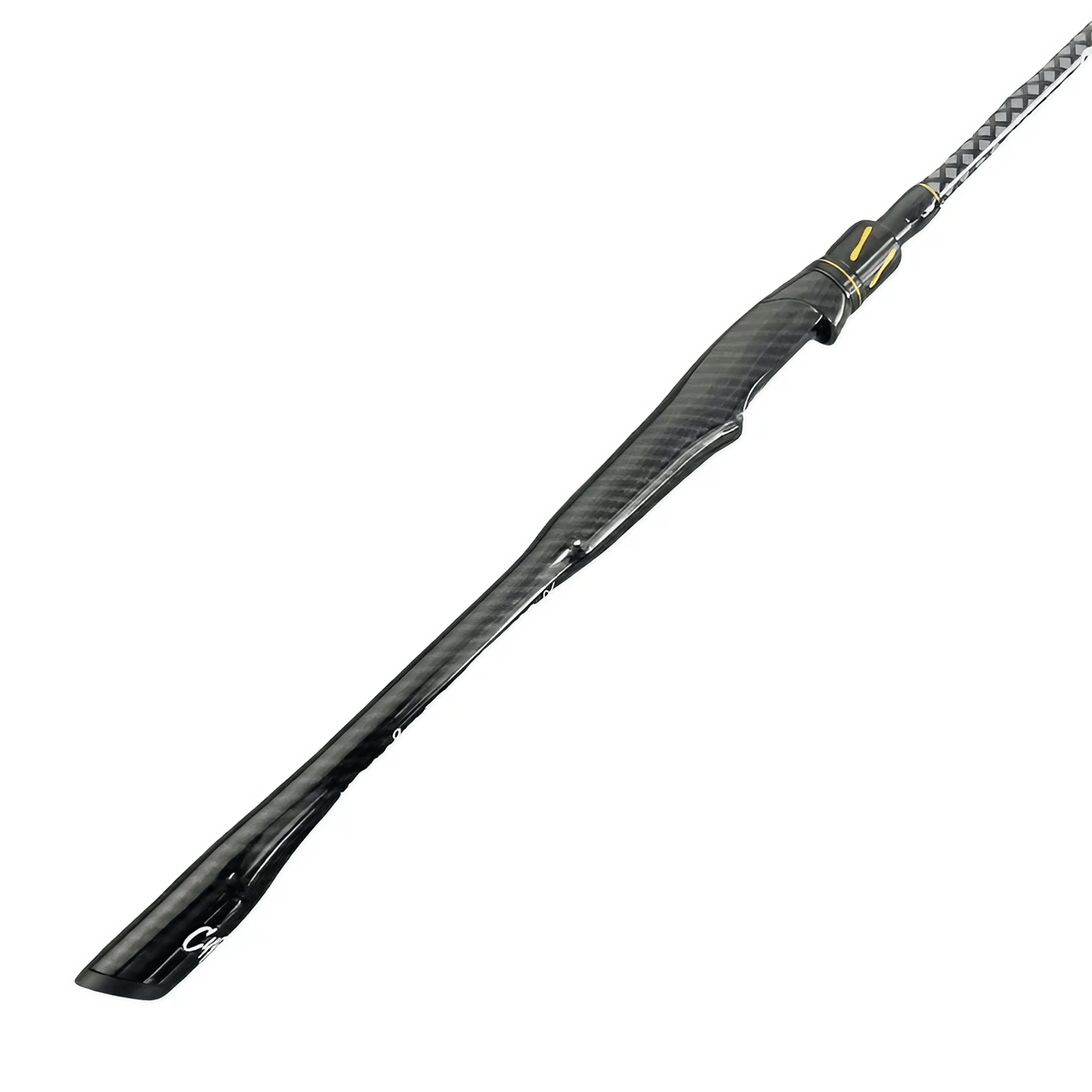 Carbon Fiber Fishing Rod Casting & Spinning – Sensitive Tip, Comfortable Grip, Large Guide Rings for Bass & Trout, Freshwater & Saltwater – 165cm / 180cm / 210cm, Modern Black Stripe Design, Perfect Fishing Gift