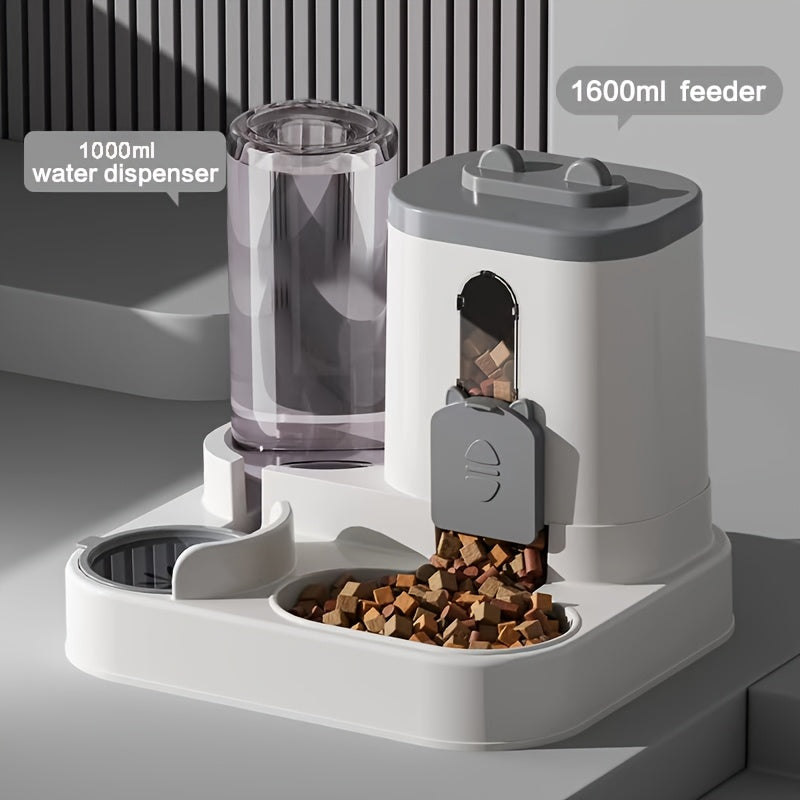 Slow Feeder Bowl for Dogs & Cats - Fun Rolling Ball Puzzle Feeder & Portion Control Dispenser, Controls Eating Speed, Prevents Bloat, Ideal for Senior Dogs & Picky Eaters