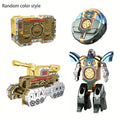 Fingertip Gyroscope Fidget Spinner 2pcs – Creative Deformation Missile Vehicle Robot Finger Rotator, Sensory Stress Relief Toy for Teens Adults, Office Desk Toy, Party Gift, Halloween Christmas Stocking Stuffer