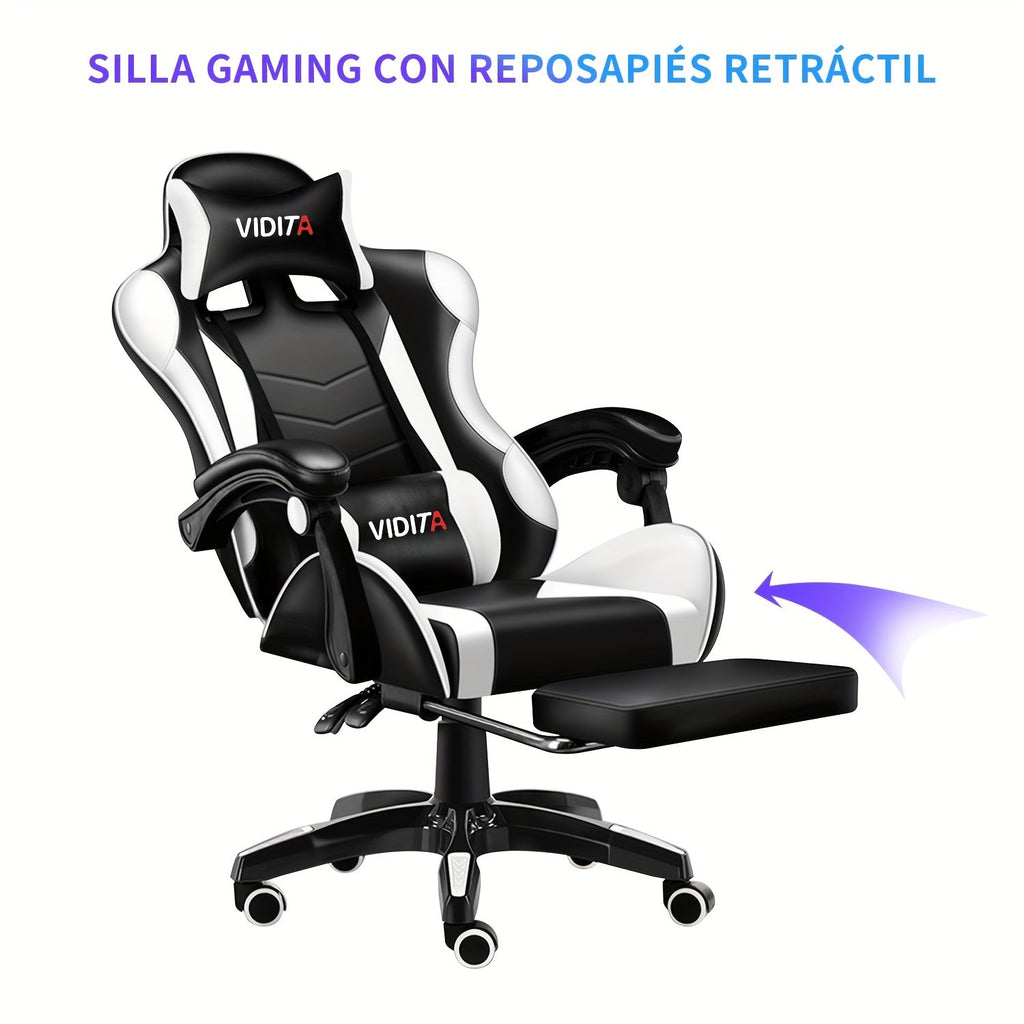 Ergonomic Gaming Chair Racing Style with Lumbar Support High Back Adjustable Office Chair for Adults Teens PC Computer Desk Chair Recliner