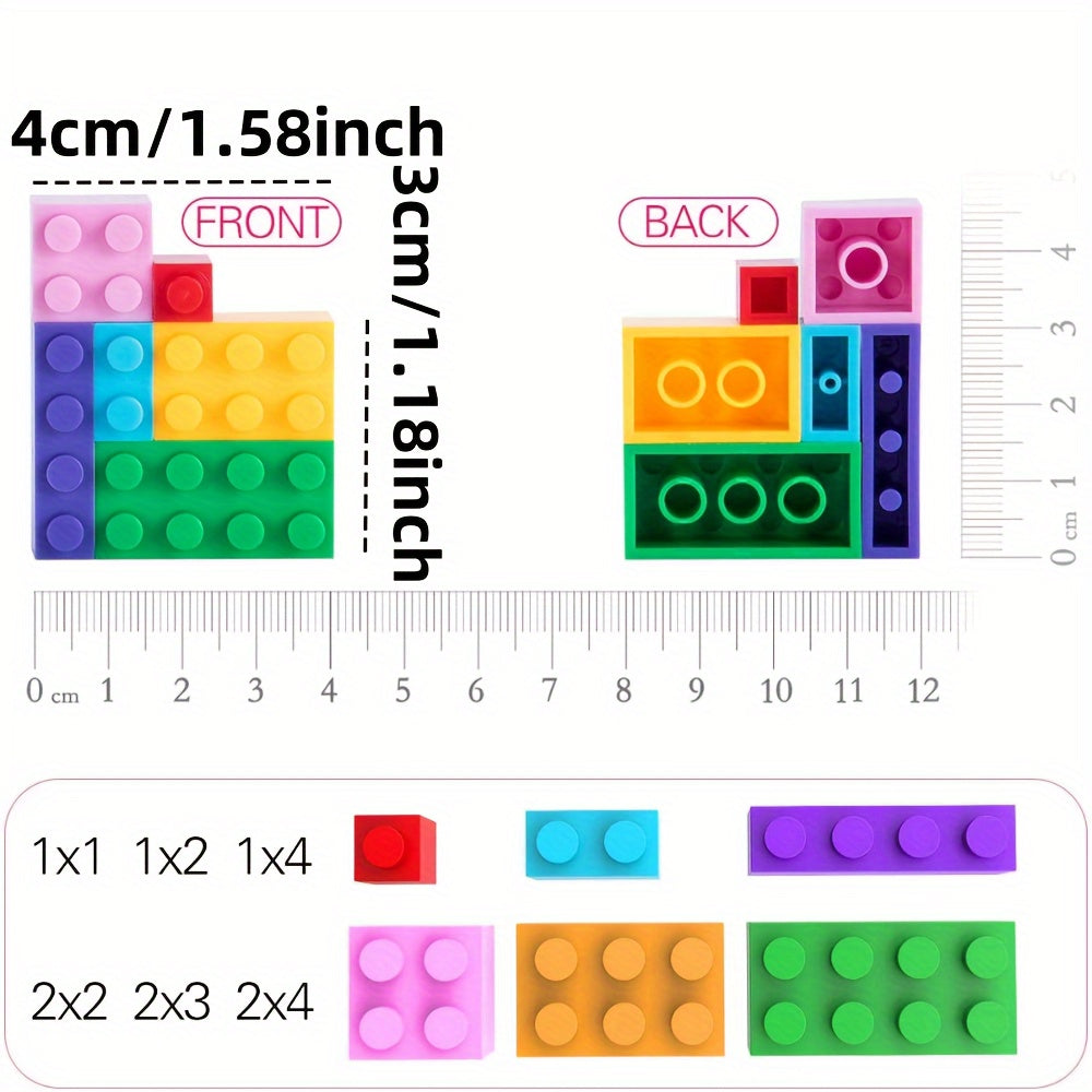 500-Piece Building Blocks Set for Boys & Girls – Small Particle Interlocking DIY Bricks, STEM Educational Creative Toy, Inspires Imagination & Hands-On Learning, Perfect Christmas Birthday Gift