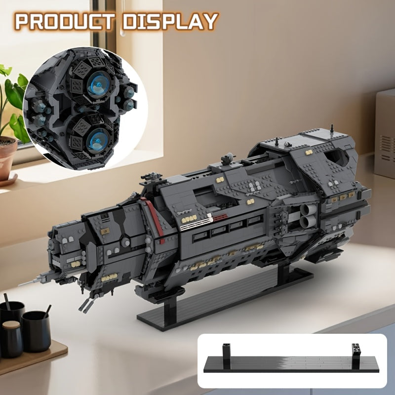 5405 Pieces Military Sci-Fi Spaceship MOC Building Set – Futuristic Design, Precision Fit Micro Bricks, Detailed Display Model for Adults & Teens – Birthday, Christmas & Festival Gift
