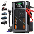 5000A Car Jump Starter with 150PSI Air Compressor – 12000mAh Portable Battery Booster Pack, Digital Tire Inflator, USB-C & USB-A, LED Emergency Light for 12V Gas & Diesel Engines