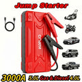 Portable Car Jump Starter 20000A Peak with Air Compressor, 7-in-1 Jump Starter Battery Pack 150PSI Tire Inflator, Power Bank, LED Light & Safety Hammer for 12V Gas & Diesel Engines – Roadside Emergency Kit