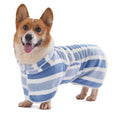 Dog Bathrobe Quick-Dry Super Absorbent Striped Pet Drying Towel Robe – Adjustable Belly Band, Ultra-Soft Microfiber Bath Wrap for Small, Medium & Large Dogs, Multiple Colors, Home & Post-Bath Use