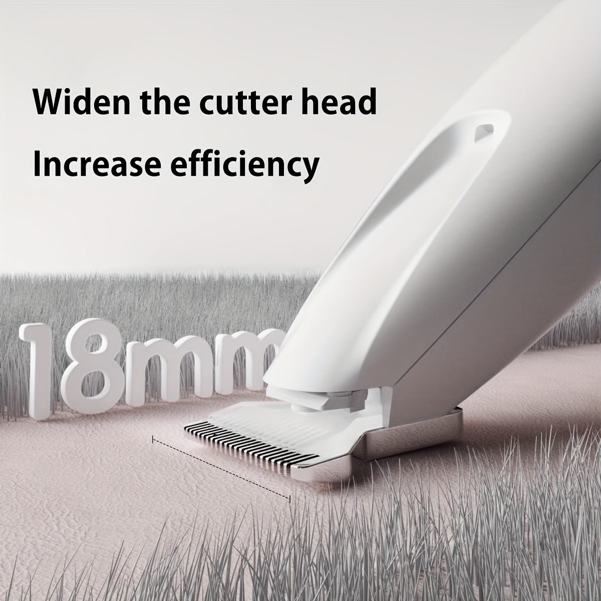 Multifunctional Pet Hair Clipper with LED Light USB Rechargeable - Low Noise Electric Dog & Cat Grooming Trimmer for Paw, Eyes, Ears, Face & Butt, Precision Cordless Pet Fur Remover for At-Home Grooming