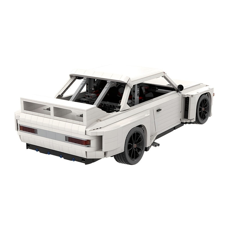 4754 Pcs Classic Racing Car Building Blocks 1:8 Scale – BMW 3.0 CSL IMSA 1975 Model Kit for Adults, ABS Large Brick Set, Automotive History Collector Gift, Expert STEM Display Build