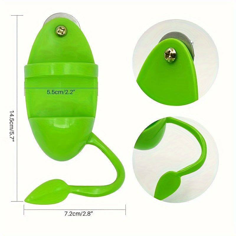 Bird Feeder Toy with Fruit Vegetable Basket Calcium Station Interactive Seed Caddy for Parakeets Cockatiels Lovebirds Wall Mount Swing Cage Accessory