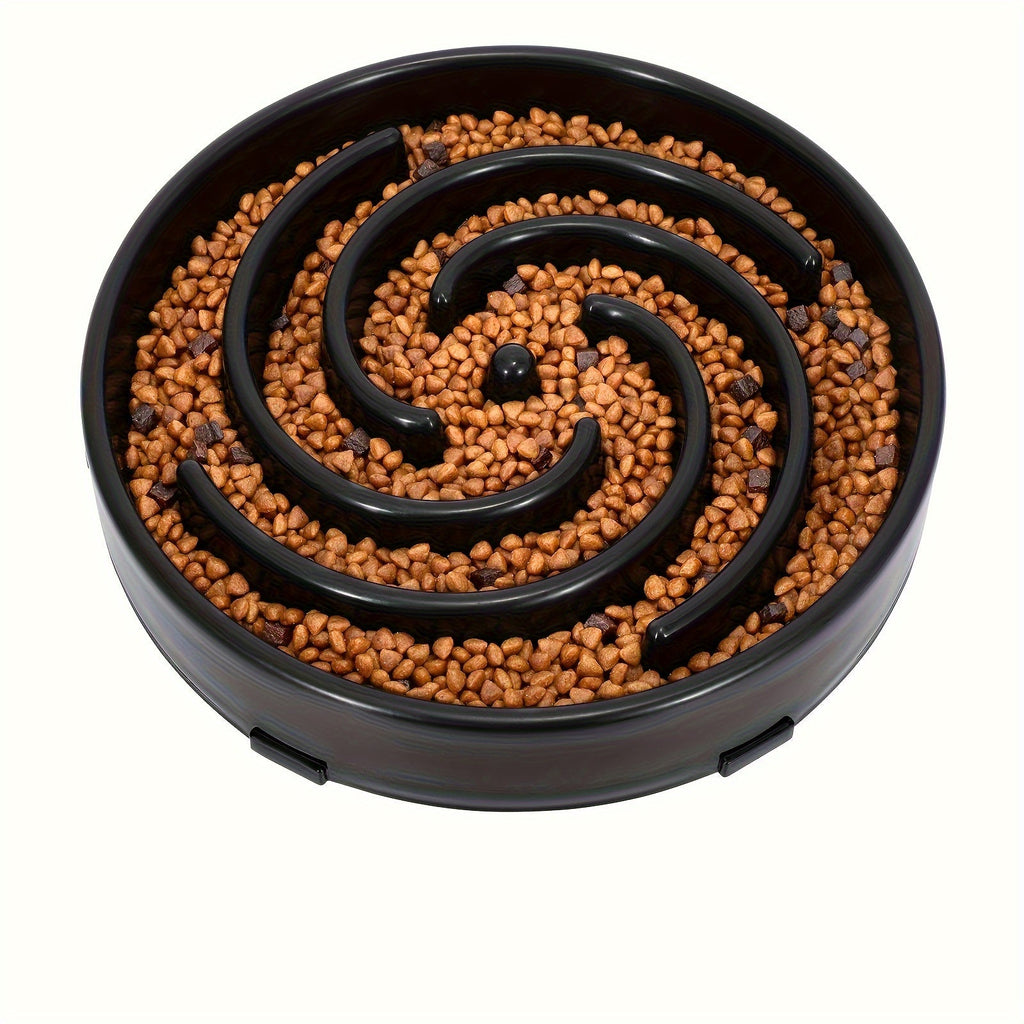 Large Slow Feeder Dog Bowl – Anti-Choke Maze Design for Healthy Eating, Durable PP Non-Toxic Material, Bloat Prevention Bowl for Large & Medium Breed Dogs