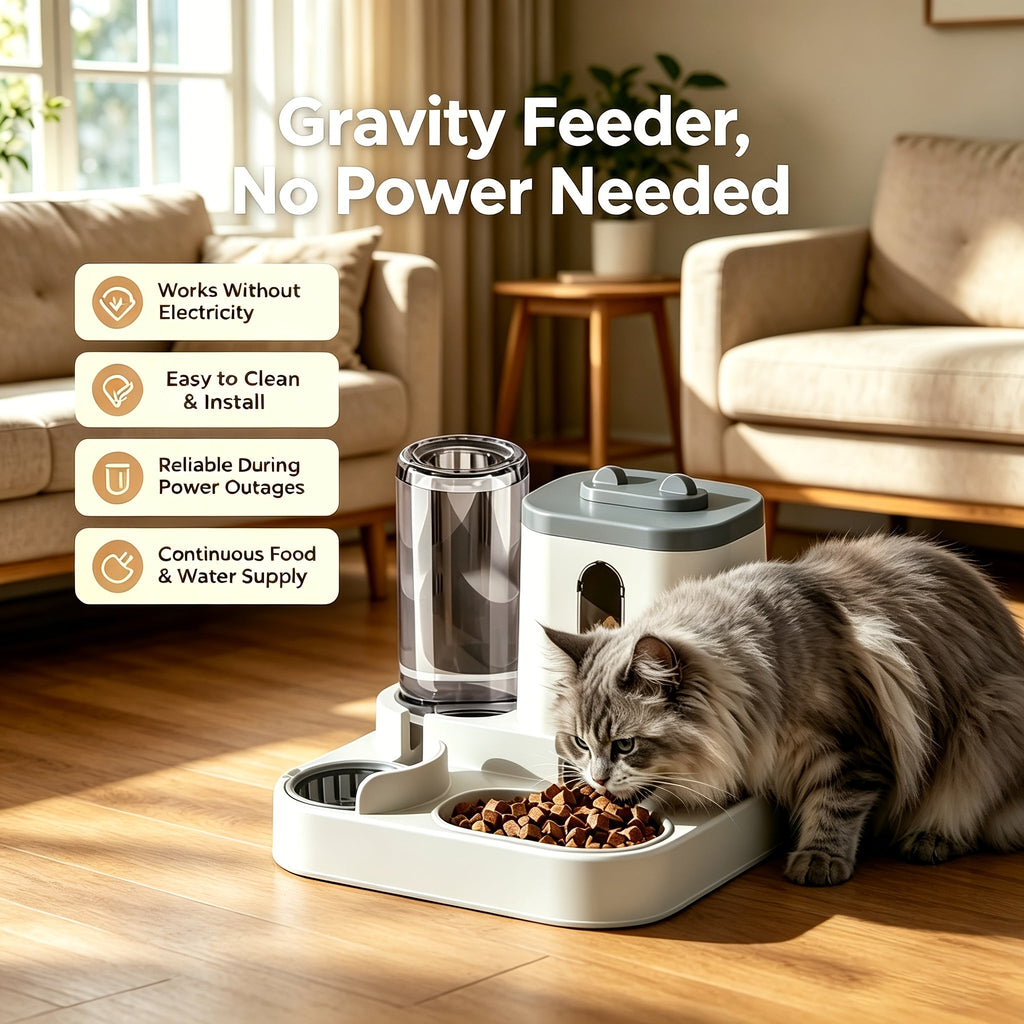 Slow Feeder Bowl for Dogs & Cats - Fun Rolling Ball Puzzle Feeder & Portion Control Dispenser, Controls Eating Speed, Prevents Bloat, Ideal for Senior Dogs & Picky Eaters