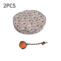 Electric Cat Teaser Ball with Hunting Cover - Smart Self-Entertaining Interactive Cat Toy, Scratch & Bite Resistant Hideaway Ball, Lightweight Quiet Auto-Moving Toy for Cats & Dogs, Great Pet Gift