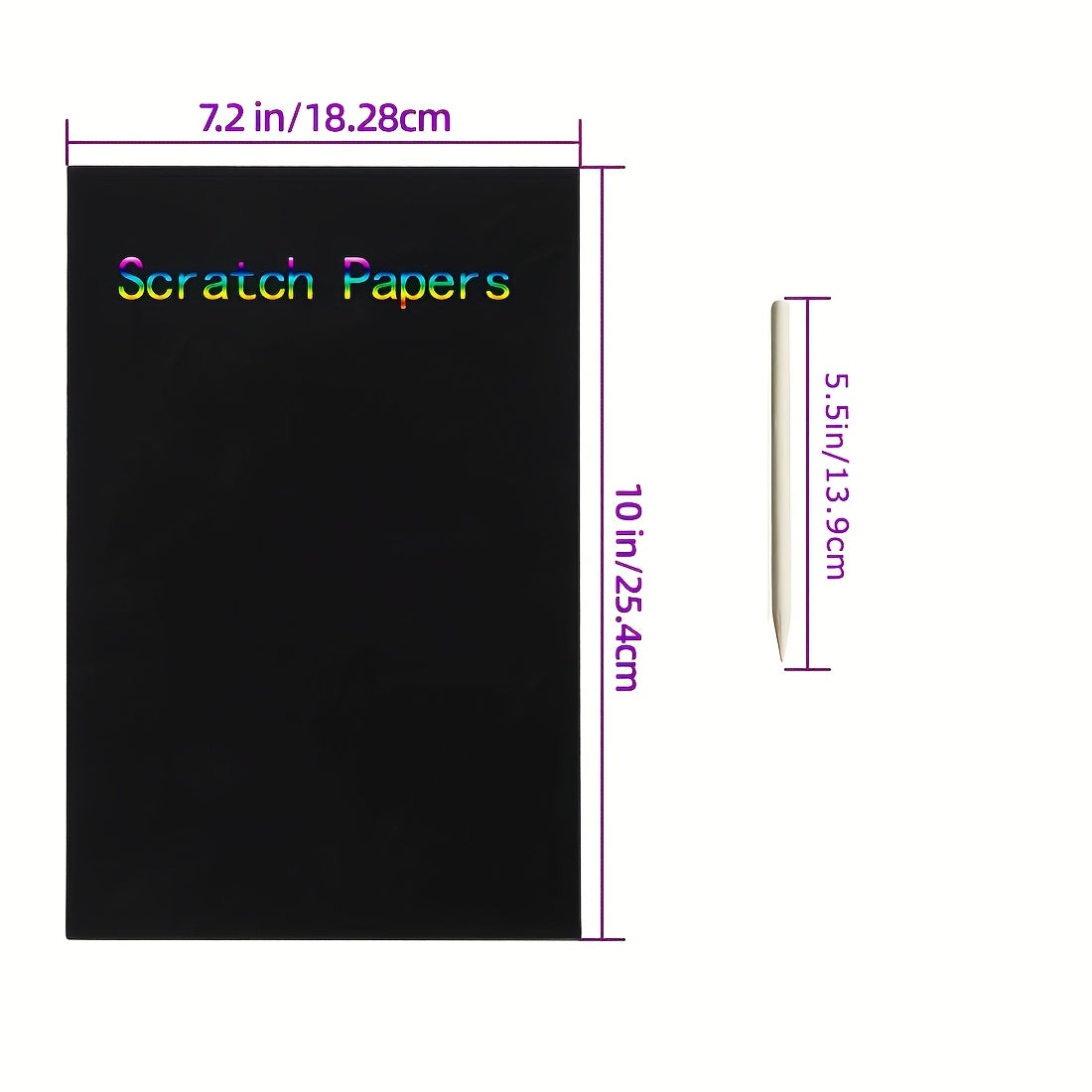 Magic Scratch Art Set for Kids DIY Rainbow Scratch Paper Painting Kit with Stencils Sheets and Stylus Creative No-Power Art Activity for Journal Drawing Scrapbook Christmas Halloween Easter Gift