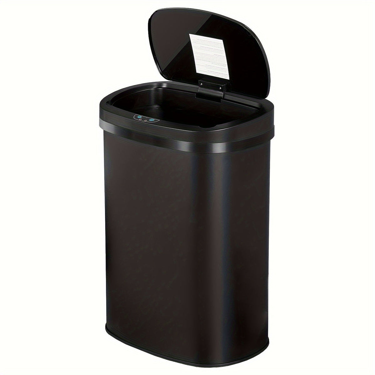 13 Gallon Touchless Trash Can 50L Automatic Motion Sensor Garbage Can Stainless Steel & Plastic for Kitchen Office Bedroom Living Room – 11 Colors