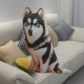 Custom Pet Face Pillow Personalized - Borderless Photo Throw Pillow with Your Pet's Image, Funny Ugly Cute Pet Character Shaped Cushion for Home Bedroom Car, Prank Gift for Friends & Pet Lovers