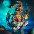 3D Metal Puzzle Starry Amusement Park Model Kit - Educational Brain Teaser Craft for Adults, Handcrafted Desk Decor, Unique Birthday Christmas Gift for Women, Girlfriend, Teen - Star Playground