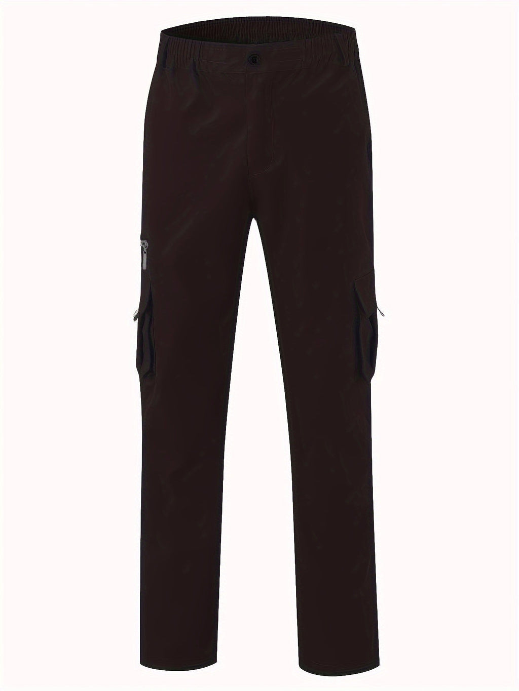 Men's Cargo Pants 3-Pack Multi-Pocket Regular Fit – Solid Color Polyester Woven Hiking Outdoor Pants for Spring & Fall, Sizes S-XXXL, 9 Color Combos