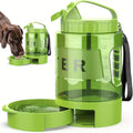 77oz Large Dog Water Bottle with Pull-Out Bowl – 2.2L Portable Travel Water Dispenser for Dogs, Ice Cube Compatible, Leak-Proof Design for Camping Hiking Beach Road Trips, Essential Outdoor Pet Hydration Accessory for Large Dogs
