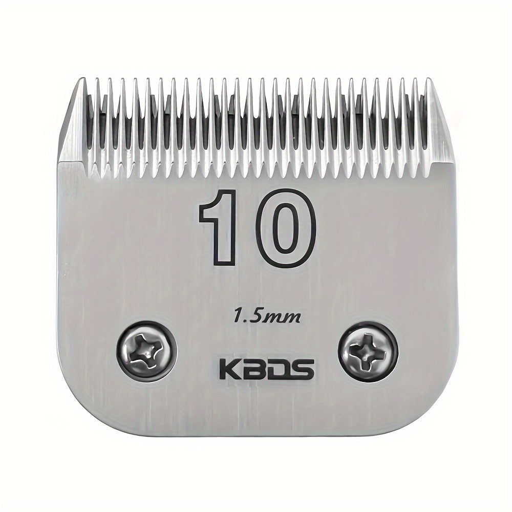 #10 Detachable A5 Dog Clipper Blade 1/16 Inch 1.5mm Carbon Steel Compatible with Andis Oster Heiniger A5 Style Clippers Professional Pet Grooming Replacement Blade